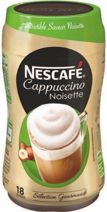 Café soluble cappuccino noisettes - Intermarché à Beauvais Café soluble cappuccino noisettes en promo chez Intermarché Beauvais à 2,24 €