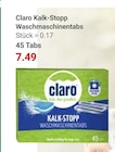 Aktuelles Kalk-Stopp Waschmaschinentabs Angebot bei GLOBUS in Duisburg ab 7,49 €
