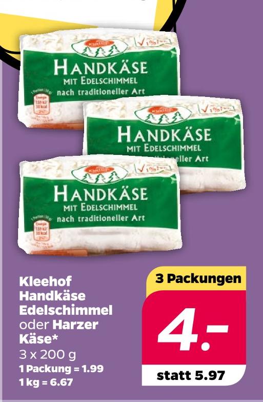 Handkäse Edelschimmel oder Harzer Käse