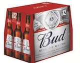 Biere blonde 5° - Bud en promo chez U Express Limoges à 4,22 €