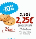 Cookies Vegan - Belledonne dans le catalogue Naturalia