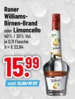 Williams-Birnen-Brand Angebote von Roner bei Trinkgut Regensburg für 15,99 €
