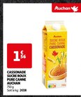 CASSONADE SUCRE ROUX PURE CANNE - AUCHAN dans le catalogue Auchan Supermarché