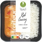 Gambas Curry Rouge et Riz - ISALI en promo chez Intermarché Super Argenteuil à 5,79 €