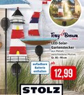 LED-Solar-Gartenstecker Angebote von Tony Brown by Stolz bei Kaufhaus Stolz Flensburg für 12,99 €