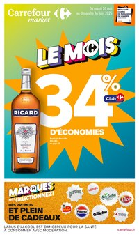 Prospectus Carrefour Market de la semaine "LE MOIS" avec 1 pages, valide du 20/05/2025 au 01/06/2025 pour Nantes et alentours