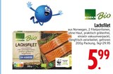 Lachsfilet im EDEKA Prospekt Lachsfilet von Edeka Bio im aktuellen EDEKA Prospekt für 5,99 €