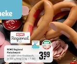 Fleischwurst Angebote von REWE Regional bei REWE Witten für 3,99 €