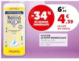 Douche - LE PETIT MARSEILLAIS - U Express Douche - LE PETIT MARSEILLAIS à 4,39 € dans le catalogue U Express