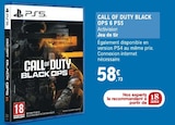 Call of duty black ops 6 ps5 - ACTIVISION à 58,73 € dans le catalogue E.Leclerc