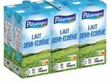 Lait uht demi-écrémé briques - PÂTURAGES - Intermarché à Avignon Lait uht demi-écrémé briques - PÂTURAGES en promo chez Intermarché Avignon à 4,15 €