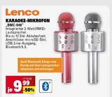 Karaoke-Mikrofon BMC-040 Angebote von Lenco bei E center Wiesbaden für 9,99 €
