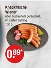 Wiener Würstchen im V-Markt Prospekt Knackfrische Wiener im aktuellen V-Markt Prospekt für 0,89 €