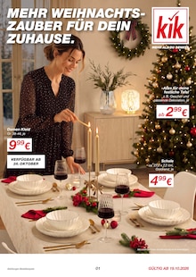KiK Prospekt der KW 42 "MEHR WEIHNACHTSZAUBER FÜR DEIN ZUHAUSE." Aktueller KiK Prospekt "MEHR WEIHNACHTSZAUBER FÜR DEIN ZUHAUSE." Seite 1 von 20 Seiten