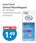 Einmal-Waschlappen von Jean Carol im aktuellen V-Markt Prospekt für 1,49 €