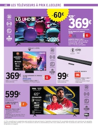Offre Télévision dans le catalogue E.Leclerc du moment à la page 42