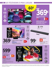 Télévision Angebote im Prospekt "Ça réconforte, le pouvoir d'achat !" von E.Leclerc Télévision Angebote im Prospekt "Ça réconforte, le pouvoir d'achat !" von E.Leclerc auf Seite 42