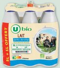Lait uht demi-écrémé bio - U - Super U à Nanterre Lait uht demi-écrémé bio - U en promo chez Super U Nanterre à 5,60 €