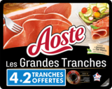 JAMBON CRU LES GRANDES TRANCHES AOSTE - AOSTE - Auchan Hypermarché à Calais JAMBON CRU LES GRANDES TRANCHES AOSTE - AOSTE en promo chez Auchan Hypermarché Calais à 3,69 €