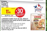 Intermarché Saint-Rambert-d'Albon - Promo Lardons fumés taux de sel réduit conservation sans nitrite sans ogm Promo Lardons fumés taux de sel réduit conservation sans nitrite sans ogm à 1,36 € dans le catalogue Intermarché à Saint-Rambert-d'Albon
