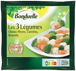 Les 3 Légumes Choux-Fleurs, Carottes, Brocolis Précuits Vapeur Surgelés - BONDUELLE en promo à 1,02 € chez Intermarché Super Les 3 Légumes Choux-Fleurs, Carottes, Brocolis Précuits Vapeur Surgelés - BONDUELLE dans le catalogue Intermarché Super