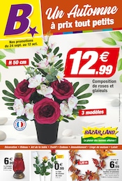Prospectus Bazarland à Segré, "Un Automne à prix tout petits", 12 pages, 24/09/2025 - 12/10/2025