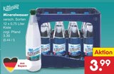 Mineralwasser von Bad Kissinger im aktuellen Netto Marken-Discount Prospekt für 3,99 €