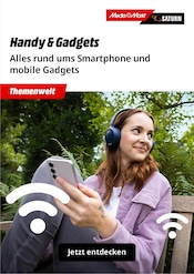 Aktueller MediaMarkt Saturn Elektromarkt Prospekt in Lauenau und Umgebung, "THEMENWELT Handy & Gadgets" mit 1 Seite, 28.10.2024 - 11.11.2024