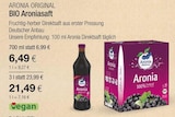 BIO Aroniasaft von Aronia Original im aktuellen VITALIA Reformhaus Prospekt