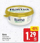 Streichfett von Rama für 1,29 € bei E center im Angebot Streichfett von Rama im aktuellen E center Prospekt
