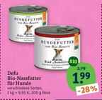 Bio-Nassfutter für Hunde im tegut Prospekt Bio-Nassfutter für Hunde von Defu im aktuellen tegut Prospekt für 1,99 €