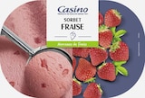 Sorbet glacé fraise - CASINO dans le catalogue Casino Supermarchés