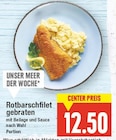 Rotbarschfilet gebraten im aktuellen E center Prospekt