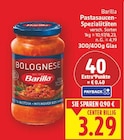 Pastasaucen-Spezialitäten von Barilla im aktuellen E center Prospekt