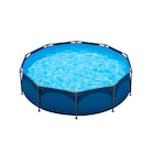 Piscine tubulaire ronde - CARREFOUR - Carrefour Market à Goussainville Piscine tubulaire ronde - CARREFOUR en promo chez Carrefour Market Goussainville à 113,99 €