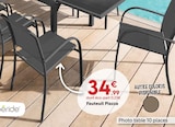 Promo Fauteuil piazza à 34,99 € dans le catalogue Maxi Bazar à Pontault-Combault