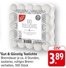 Teelichte im Angebot bei E center in Kirchheim Teelichte Angebote von Gut & Günstig bei E center Kirchheim für 3,89 €