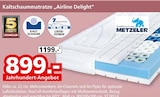 Segmüller Pulheim - Kaltschaummatratze "Airline Delight" Angebot im Prospekt Kaltschaummatratze "Airline Delight" bei Segmüller im Pulheim Prospekt für 899,00 €