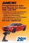 Ferngesteuertes Auto Drift Muscle Car Onroad 4WD 1:20 TRT im Angebot bei expert in Bremerhaven Ferngesteuertes Auto Drift Muscle Car Onroad 4WD 1:20 TRT Angebote von Amewi bei expert Bremerhaven für 29,99 €
