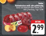 Plattnektarinen weißfleischig bei E center im Fürth Prospekt für 2,99 €