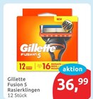 Fusion 5 Rasierklingen Angebote von Gillette bei budni Lüneburg für 36,99 €