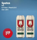 Aktuelles Spaten Hell Angebot bei Getränke Hoffmann in Rheda-Wiedenbrück ab 1,09 €