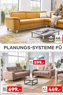 Sofa im porta Möbel Prospekt "RABATTMAGIE IM FEE-BRUAR" mit 24 Seiten (Koblenz)