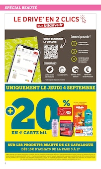 Prospectus Bi1 en cours, "La beauté À PRIX BAS", page 2 sur 40
