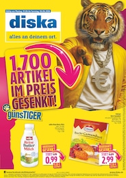 Discounter Prospekt von diska in Mühlhausen Aktueller diska Discounter Prospekt für Mühlhausen: alles an deinem ort. mit 16} Seiten, 01.06.2026 - 06.06.2026
