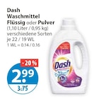 Waschmittel im Angebot bei V-Markt in Kempten Waschmittel Angebote von Dash bei V-Markt Kempten für 2,99 €