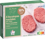 4 escalopes de veau haché - PICARD à 7,40 € dans le catalogue Picard