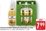 Apfelsaft naturtrüb Angebote von Schwarzwaldhof bei E center Schwäbisch Gmünd für 7,99 €