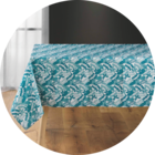 Nappe rectangle Aimie polyester imprimé 145x240cm en promo chez Maxi Bazar Carpentras à 9,99 €