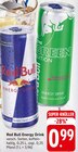 Red Bull Energy Drink oder The Green Edition Angebote von Red Bull bei EDEKA Ettlingen für 0,99 €